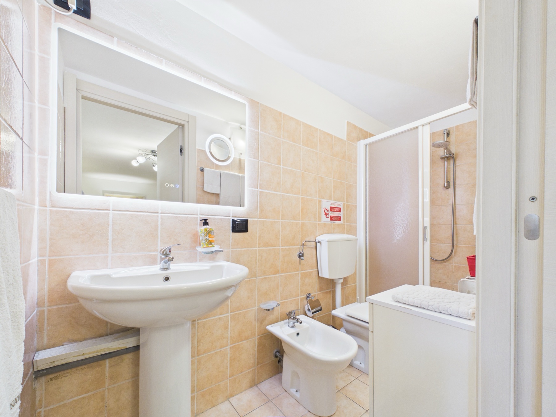 Private marble bathroom